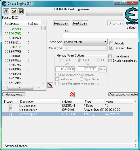 Cheat Engine (CE) - Download 6.2